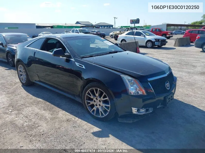 2012 Cadillac Cts Premium VIN: 1G6DP1E30C0120250 Lot: 40337874