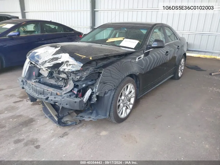 2012 Cadillac Cts Premium VIN: 1G6DS5E36C0102003 Lot: 40354443