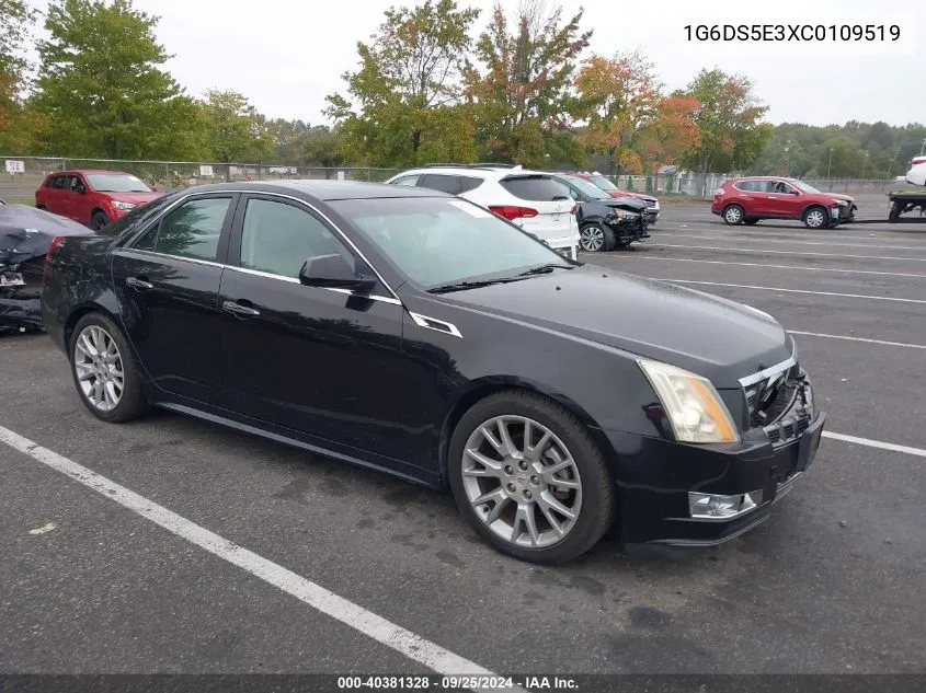 1G6DS5E3XC0109519 2012 Cadillac Cts Premium