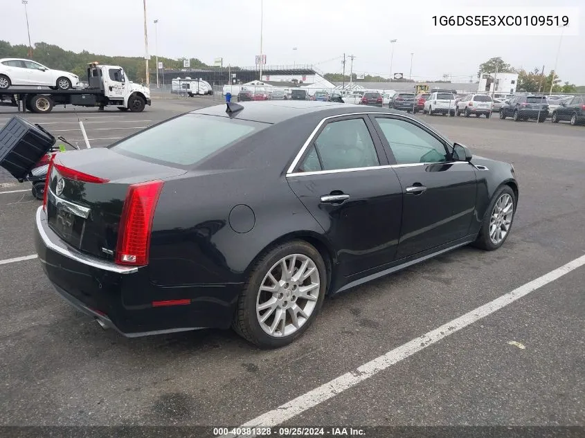 2012 Cadillac Cts Premium VIN: 1G6DS5E3XC0109519 Lot: 40381328