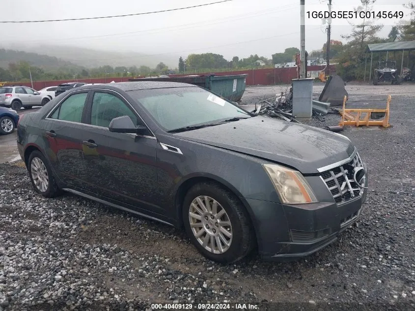 1G6DG5E51C0145649 2012 Cadillac Cts Luxury