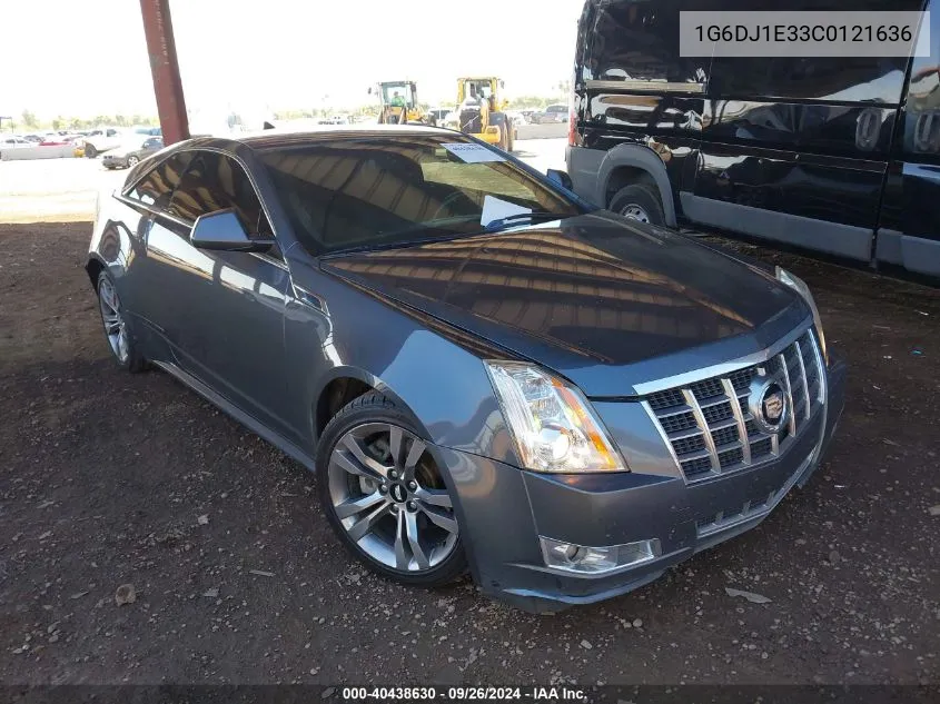 2012 Cadillac Cts Performance Collection VIN: 1G6DJ1E33C0121636 Lot: 40438630