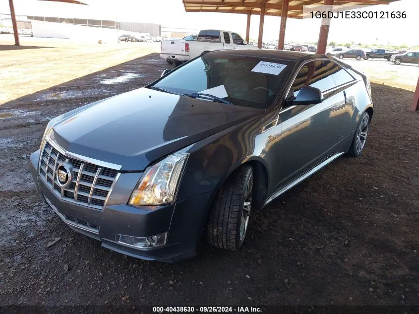 2012 Cadillac Cts Performance Collection VIN: 1G6DJ1E33C0121636 Lot: 40438630