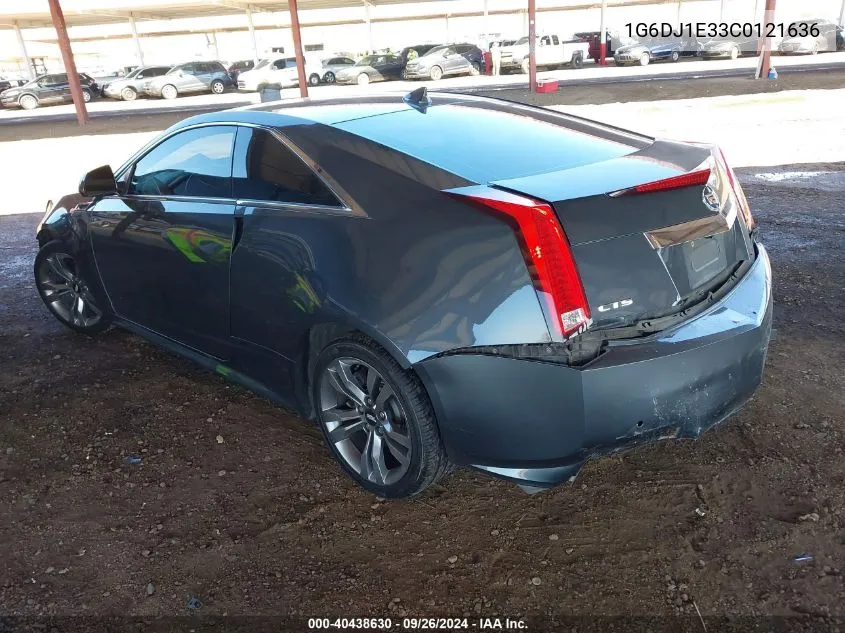 1G6DJ1E33C0121636 2012 Cadillac Cts Performance Collection