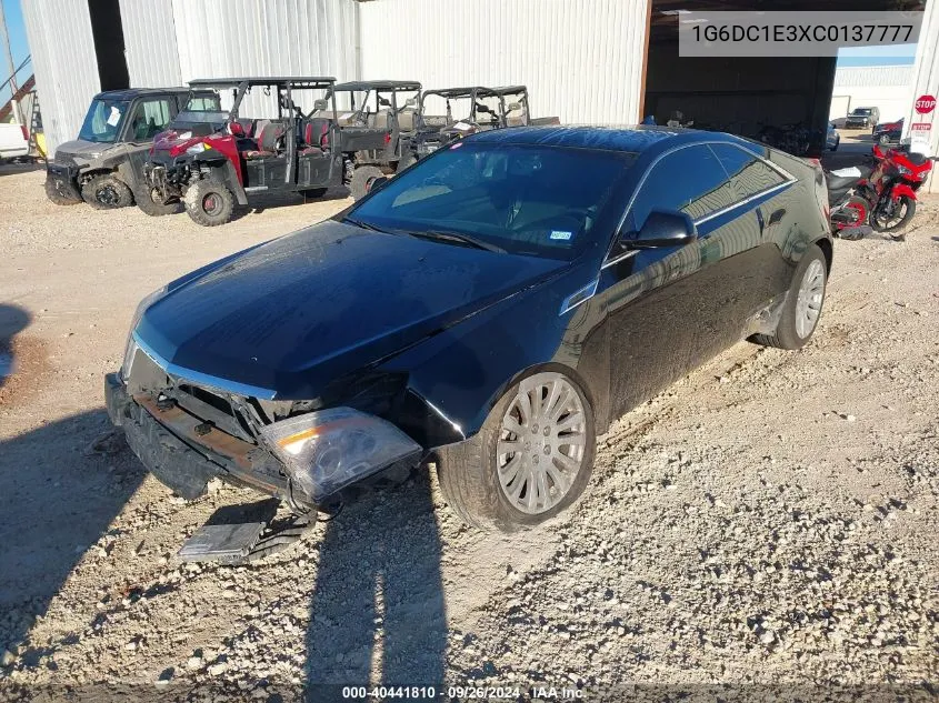 1G6DC1E3XC0137777 2012 Cadillac Cts