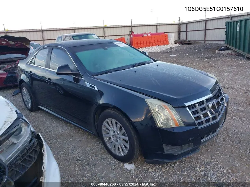 1G6DG5E51C0157610 2012 Cadillac Cts Luxury