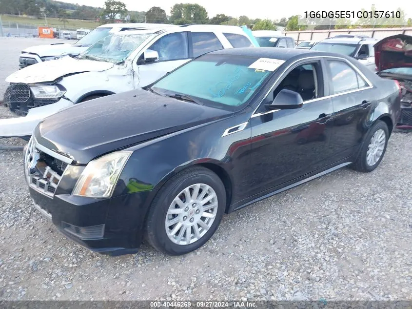 1G6DG5E51C0157610 2012 Cadillac Cts Luxury