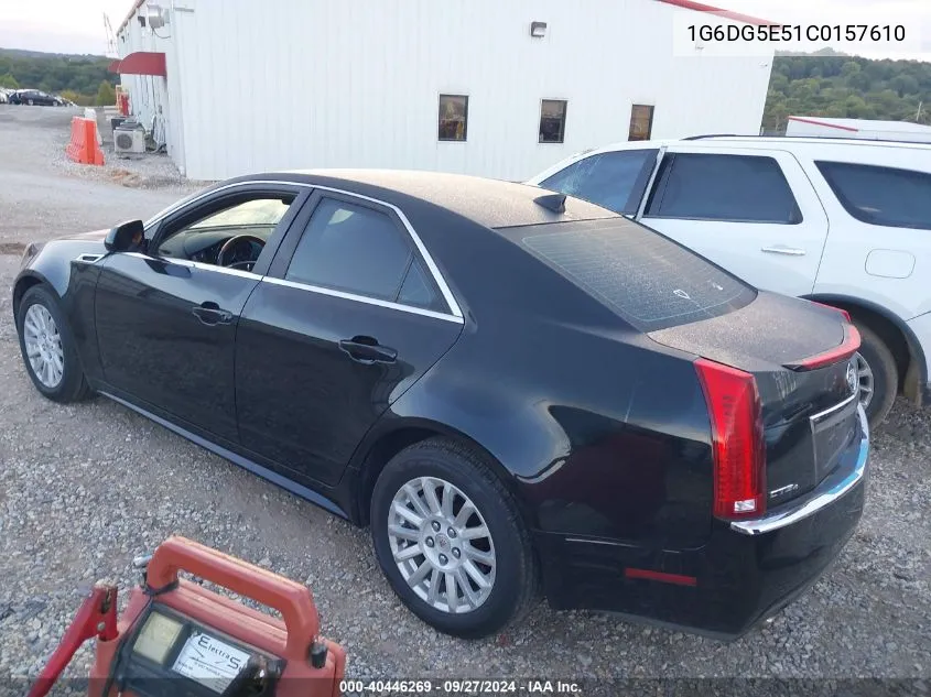 1G6DG5E51C0157610 2012 Cadillac Cts Luxury