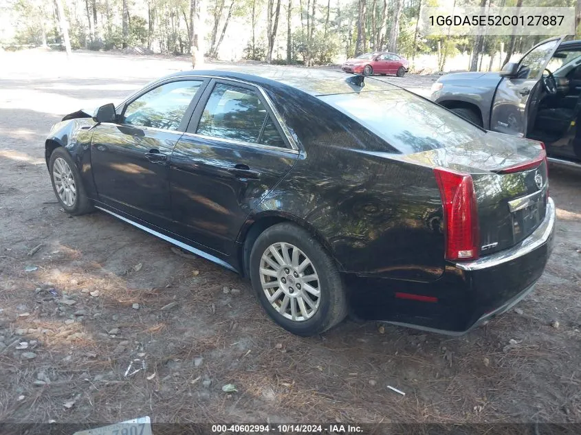 2012 Cadillac Cts Standard VIN: 1G6DA5E52C0127887 Lot: 40602994