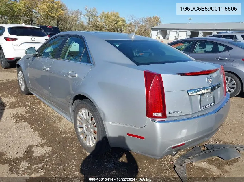 2012 Cadillac Cts Standard VIN: 1G6DC5E59C0116606 Lot: 40615414