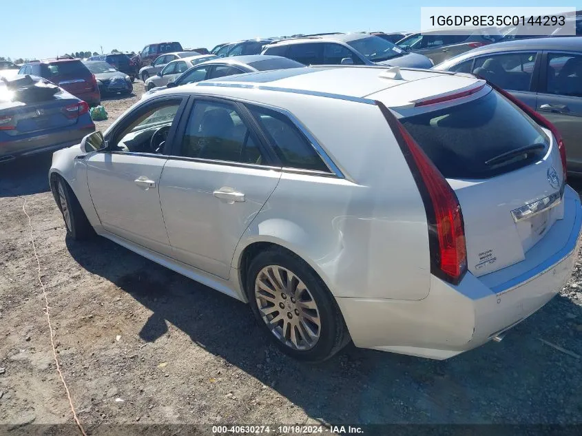 2012 Cadillac Cts Premium VIN: 1G6DP8E35C0144293 Lot: 40630274