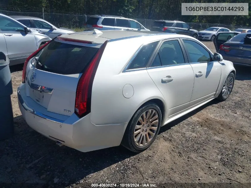 2012 Cadillac Cts Premium VIN: 1G6DP8E35C0144293 Lot: 40630274