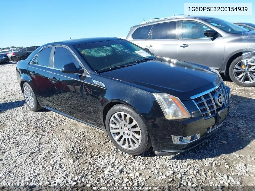 2012 Cadillac Cts Premium VIN: 1G6DP5E32C0154939 Lot: 40636763