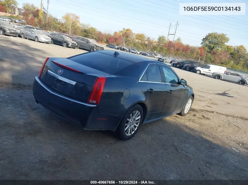 2012 Cadillac Cts Luxury VIN: 1G6DF5E59C0134143 Lot: 40667656