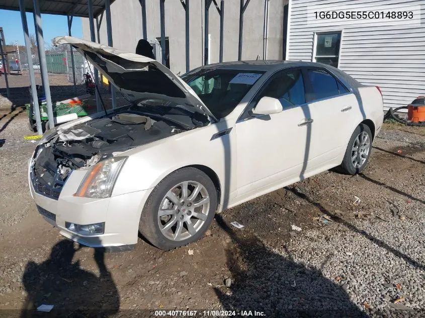 2012 Cadillac Cts Luxury VIN: 1G6DG5E55C0148893 Lot: 40776167