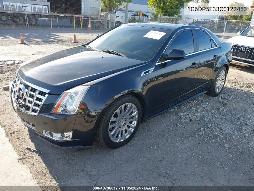 2012 Cadillac Cts Premium VIN: 1G6DP5E33C0122453 Lot: 40796817