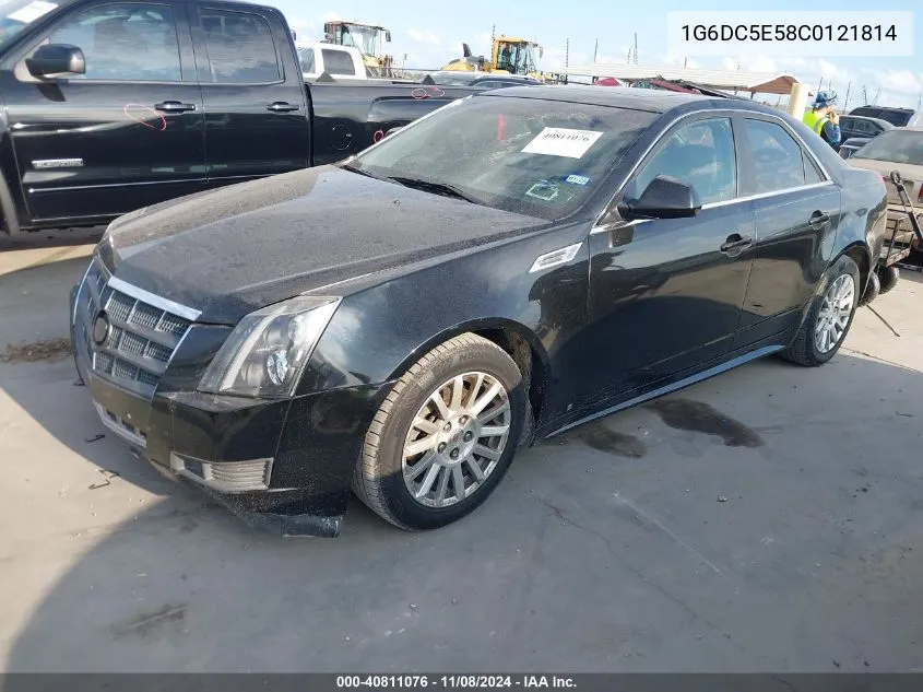 2012 Cadillac Cts Standard VIN: 1G6DC5E58C0121814 Lot: 40811076