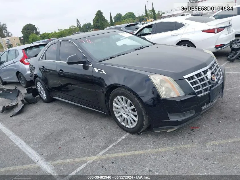 2013 Cadillac Cts Luxury VIN: 1G6DE5E58D0104684 Lot: 39482940