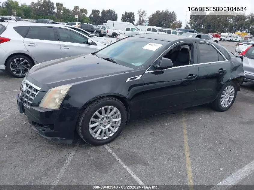 1G6DE5E58D0104684 2013 Cadillac Cts Luxury