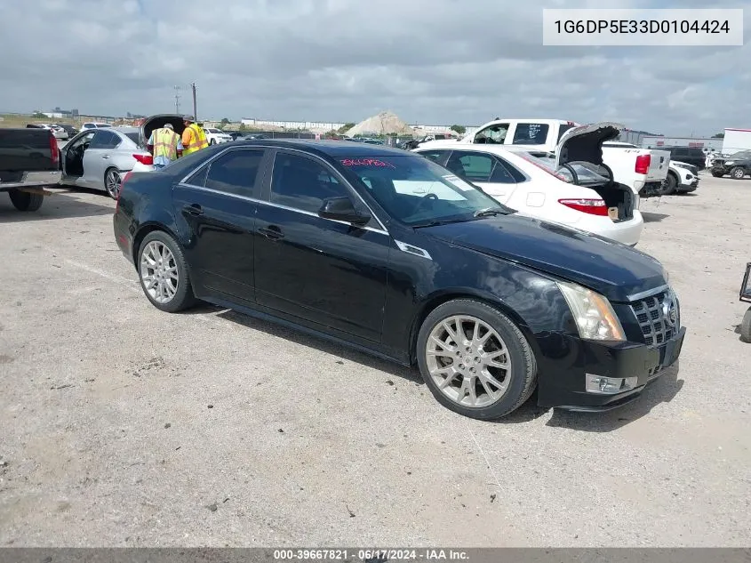 2013 Cadillac Cts Premium VIN: 1G6DP5E33D0104424 Lot: 39667821