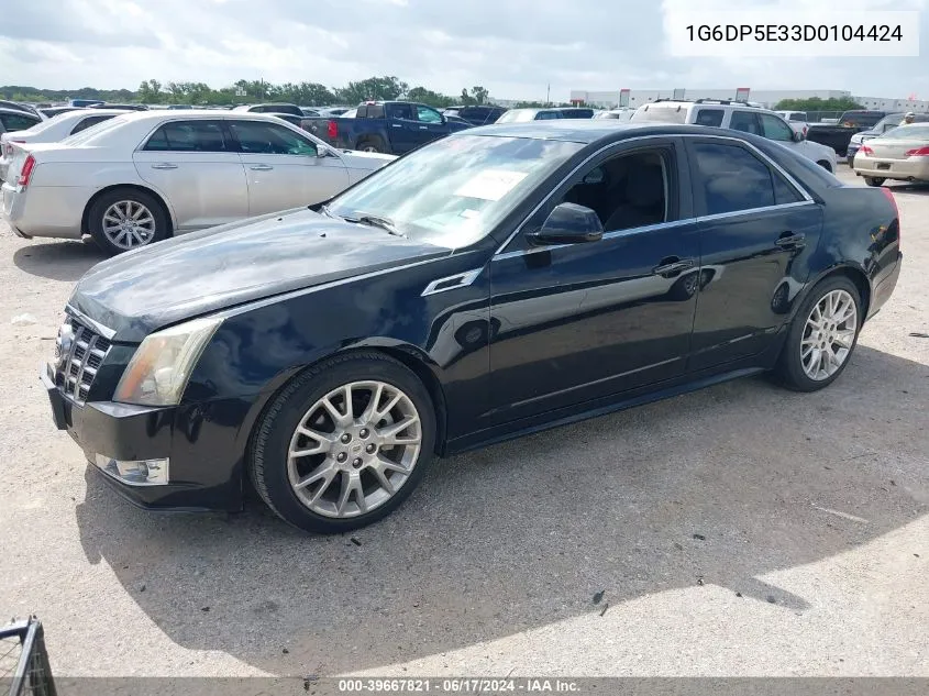 2013 Cadillac Cts Premium VIN: 1G6DP5E33D0104424 Lot: 39667821