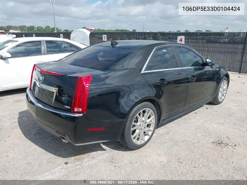 1G6DP5E33D0104424 2013 Cadillac Cts Premium