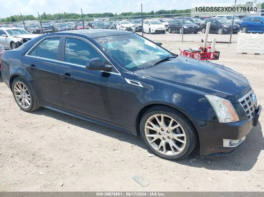 2013 Cadillac Cts Premium VIN: 1G6DS5E3XD0178440 Lot: 39676601