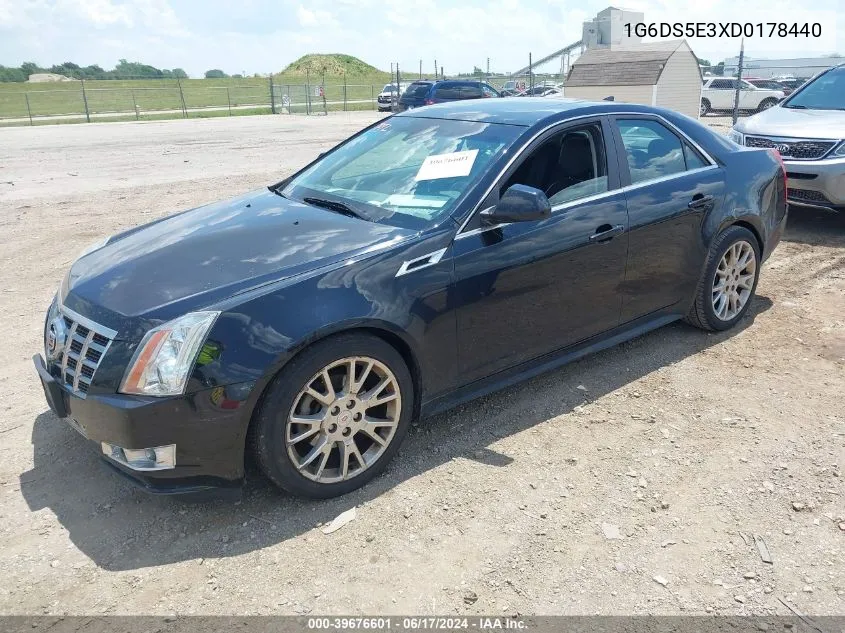 1G6DS5E3XD0178440 2013 Cadillac Cts Premium