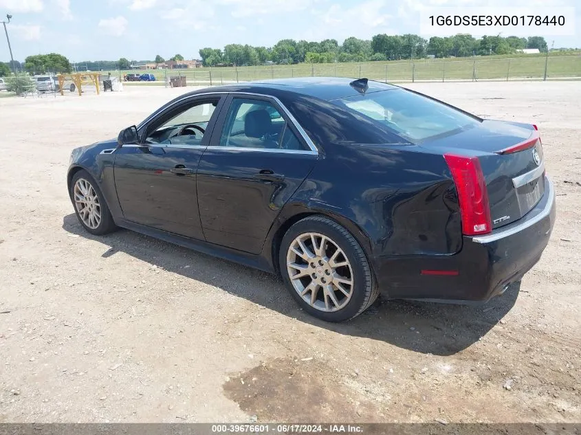 2013 Cadillac Cts Premium VIN: 1G6DS5E3XD0178440 Lot: 39676601