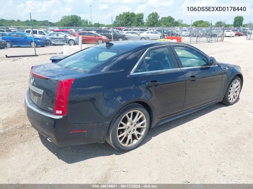 1G6DS5E3XD0178440 2013 Cadillac Cts Premium