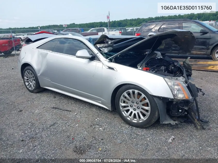 2013 Cadillac Cts Standard VIN: 1G6DA1E35D0115760 Lot: 39935754