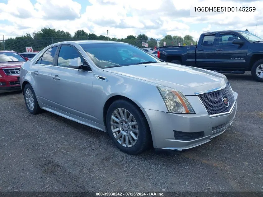 1G6DH5E51D0145259 2013 Cadillac Cts Luxury