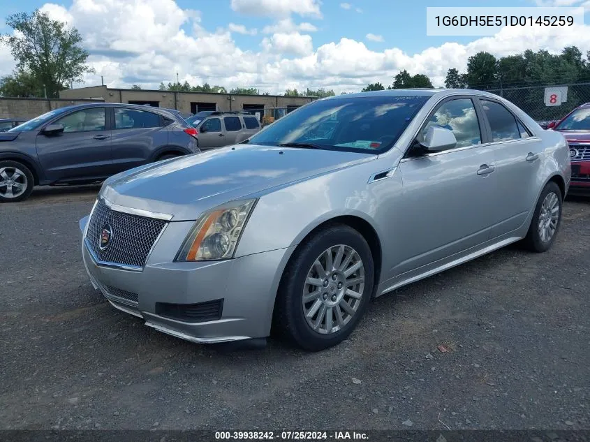 1G6DH5E51D0145259 2013 Cadillac Cts Luxury