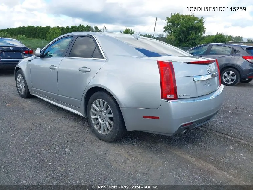 2013 Cadillac Cts Luxury VIN: 1G6DH5E51D0145259 Lot: 39938242