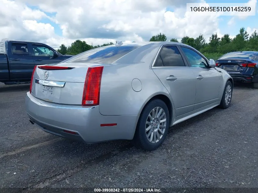 1G6DH5E51D0145259 2013 Cadillac Cts Luxury