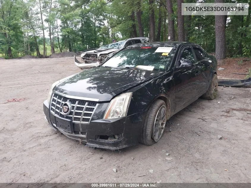 2013 Cadillac Cts Performance VIN: 1G6DK5E33D0163794 Lot: 39981511