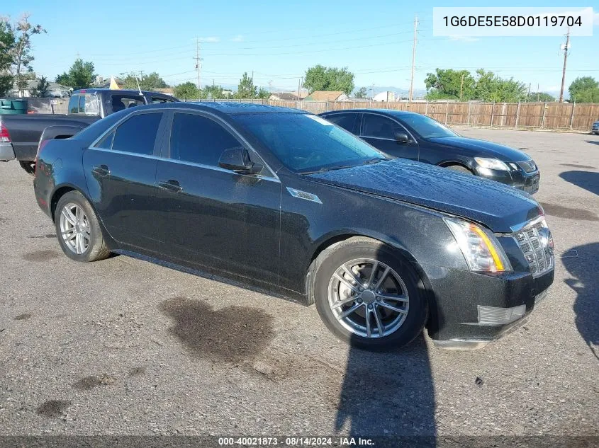 2013 Cadillac Cts Luxury VIN: 1G6DE5E58D0119704 Lot: 40021873