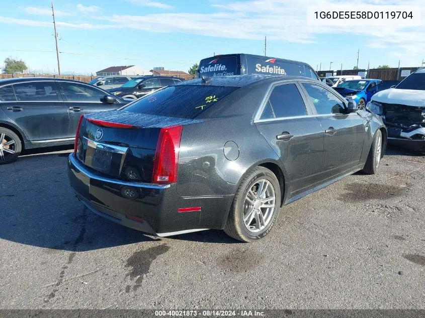 1G6DE5E58D0119704 2013 Cadillac Cts Luxury