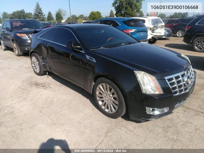 2013 Cadillac Cts Premium Collection VIN: 1G6DS1E39D0106668 Lot: 40095402