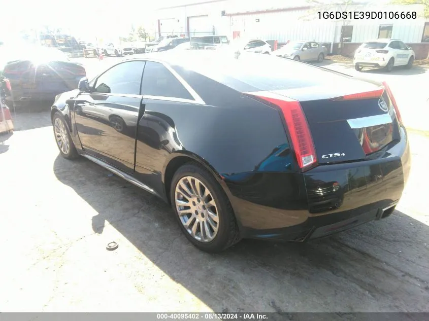 2013 Cadillac Cts Premium Collection VIN: 1G6DS1E39D0106668 Lot: 40095402