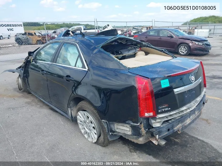 1G6DG5E51D0108005 2013 Cadillac Cts Luxury Collection