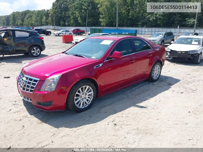 2013 Cadillac Cts Luxury VIN: 1G6DE5E55D0114413 Lot: 40217394