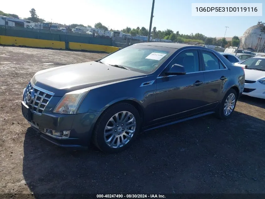 2013 Cadillac Cts Premium VIN: 1G6DP5E31D0119116 Lot: 40247490