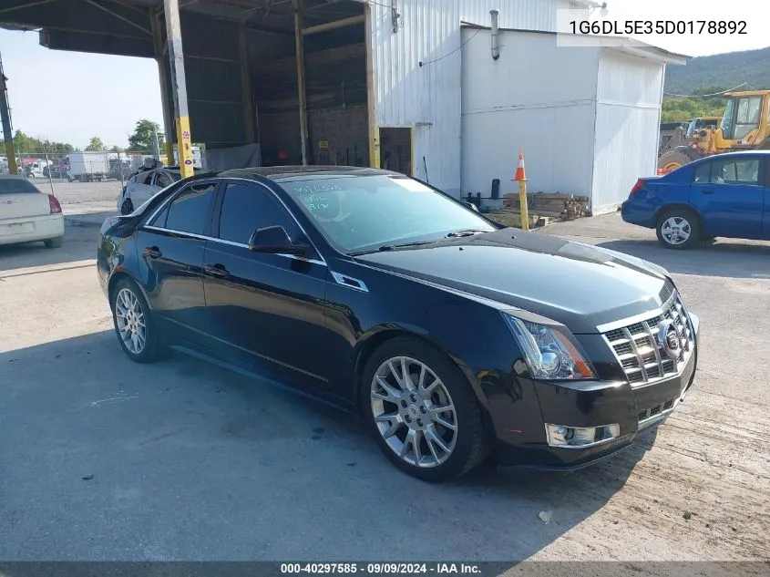 2013 Cadillac Cts Performance VIN: 1G6DL5E35D0178892 Lot: 40297585