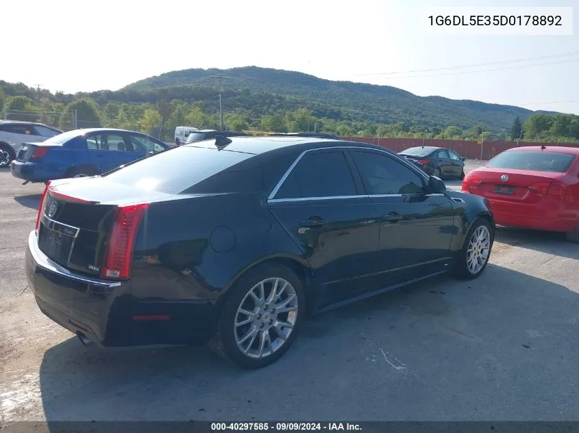 1G6DL5E35D0178892 2013 Cadillac Cts Performance