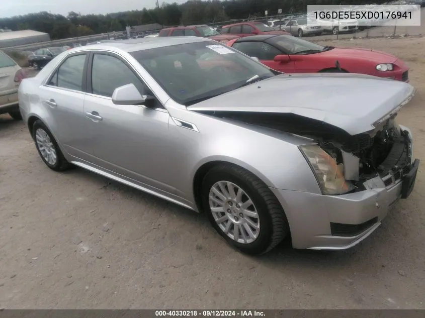 1G6DE5E5XD0176941 2013 Cadillac Cts Luxury