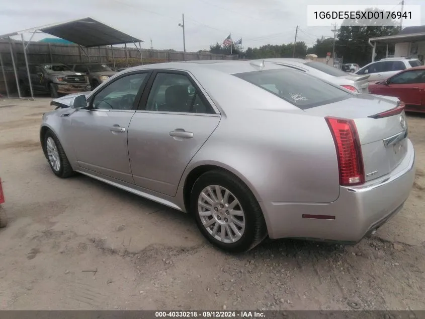 2013 Cadillac Cts Luxury VIN: 1G6DE5E5XD0176941 Lot: 40330218