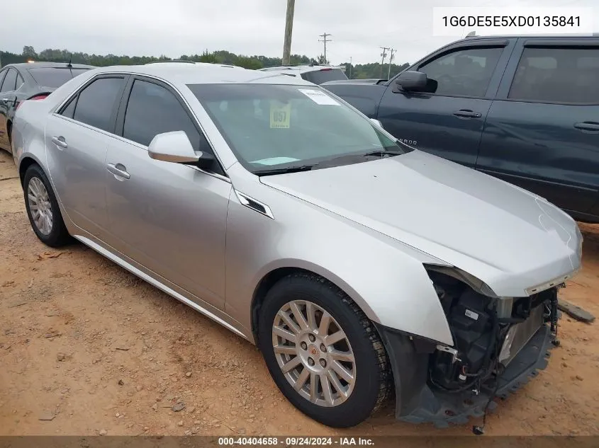 1G6DE5E5XD0135841 2013 Cadillac Cts Luxury Collection