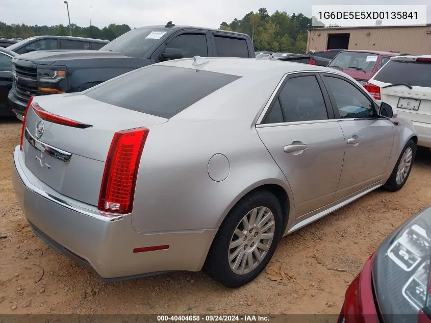 2013 Cadillac Cts Luxury Collection VIN: 1G6DE5E5XD0135841 Lot: 40404658