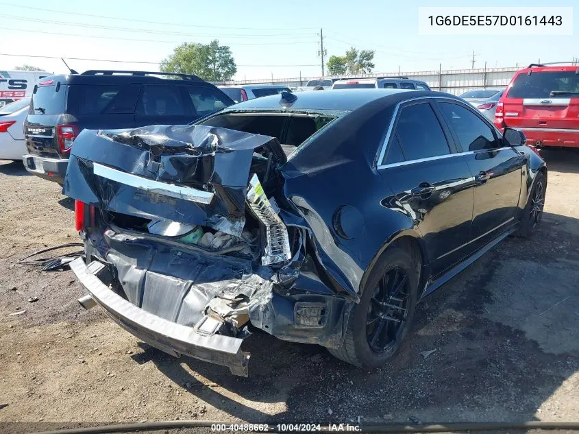 2013 Cadillac Cts Luxury VIN: 1G6DE5E57D0161443 Lot: 40488662